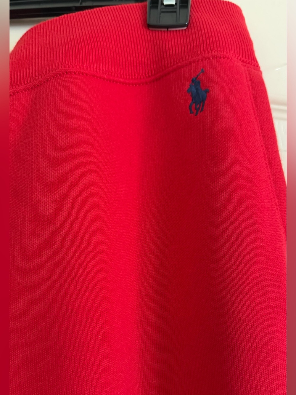 Polo by Ralph Lauren women red Cotton Joggers size L NWT